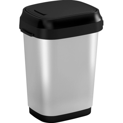 Kis Koš na odpadky Dual Swing, ocelový, 10 l