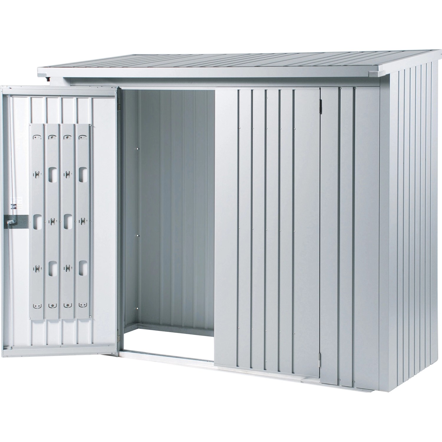 Biohort Dveřní sada pro WoodStock 230 stříbrná, 229 x 5 x 171 cm