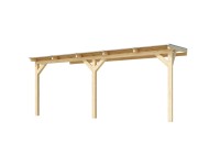 Weka Zastřešení terasy 672 vel. 2, přírodní, 541 x 275 cm