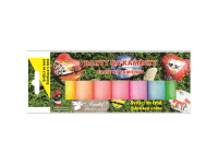 Barvy na kamínky akrylové, svíticí ve tmě lesklé, 7 x 15 g