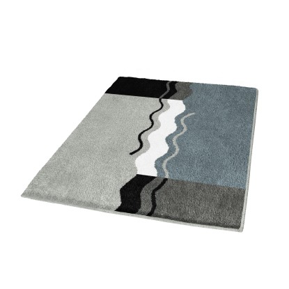 Kleine Wolke Koupelnová předložka Vanessa platinová 60 x 100 cm