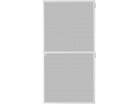 Dveřní rám hliníkový teleskopický vč. sítě, bílý, 210 x 100 cm