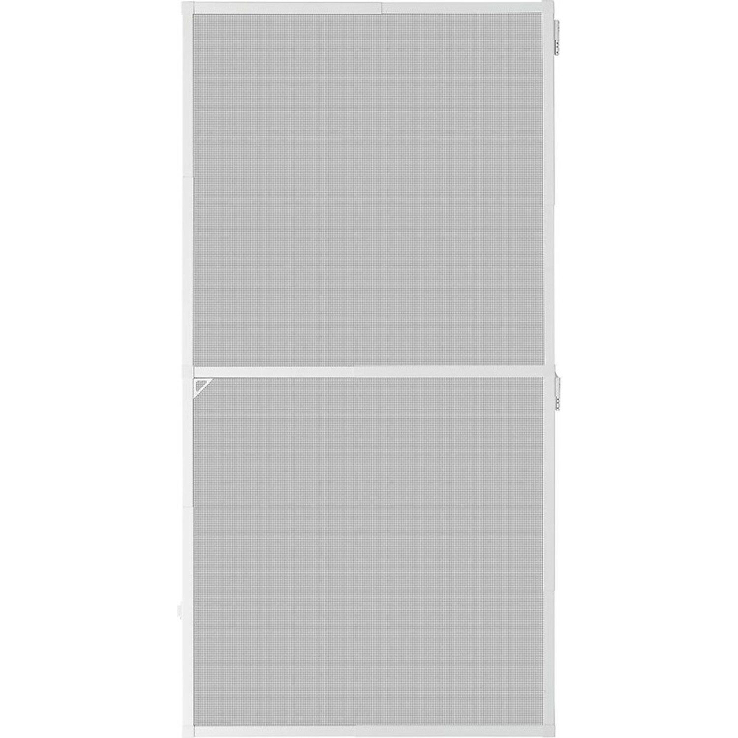 Dveřní rám hliníkový teleskopický vč. sítě, bílý, 210 x 100 cm