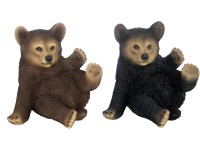 Dekorativní figurka Sedící medvěd, různé druhy, 1 ks, 15 cm