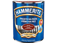 Hammerite Přímo na rez barva na železné kovy hladká červenohnědá 0,7 l