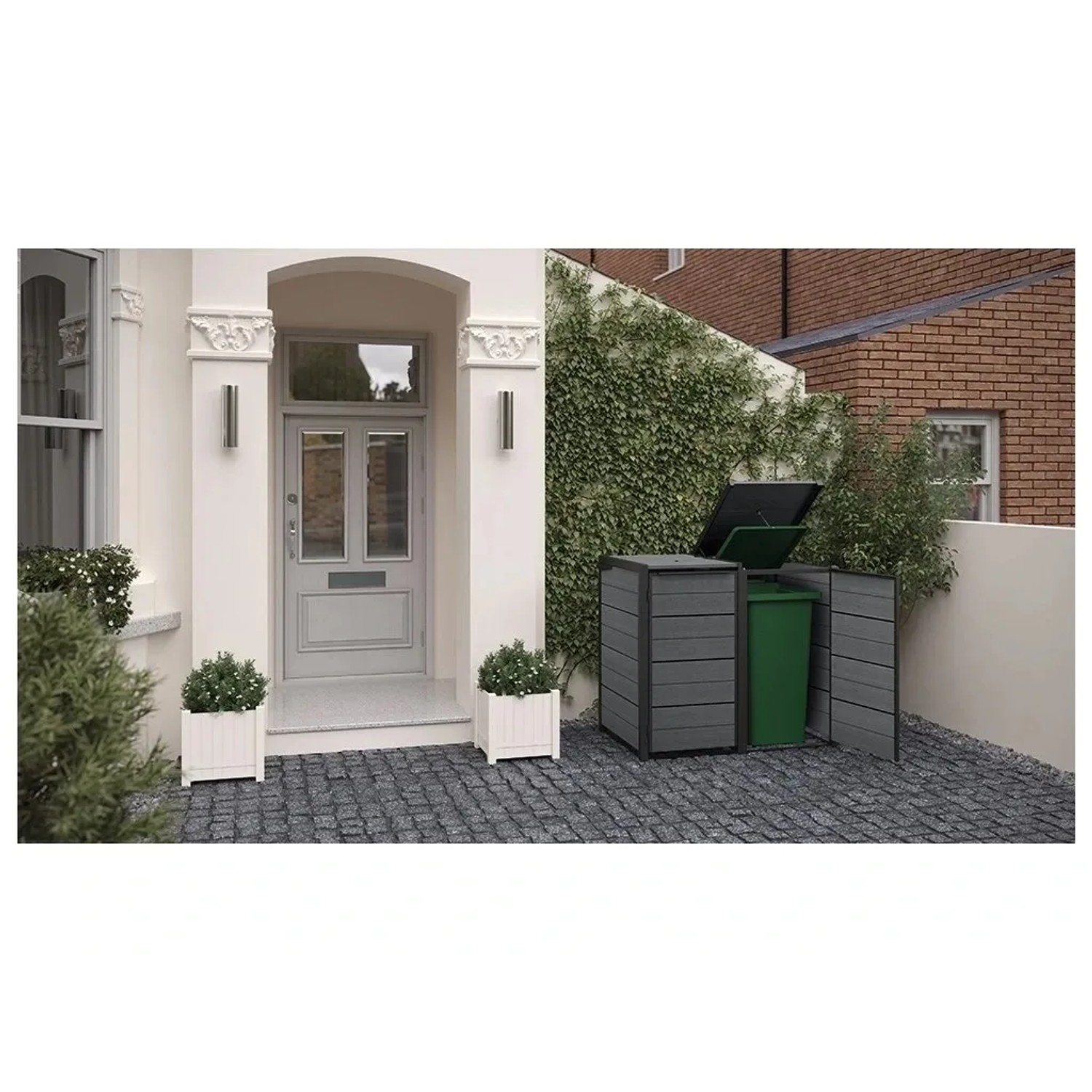 KETER Skříň na popelnice Hide Away Bin Storage, 240 l, 138,1 x 84,3 x 121,2 cm