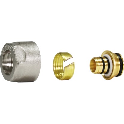 PIPETEC Závitová kompresní přechodka KV20M měděná, 20x2 x EK 3/4