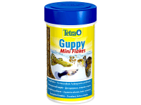 Tetra Krmivo pro paví očka, halančíky a ost. živorodky Guppy Mini Flakes 100 ml