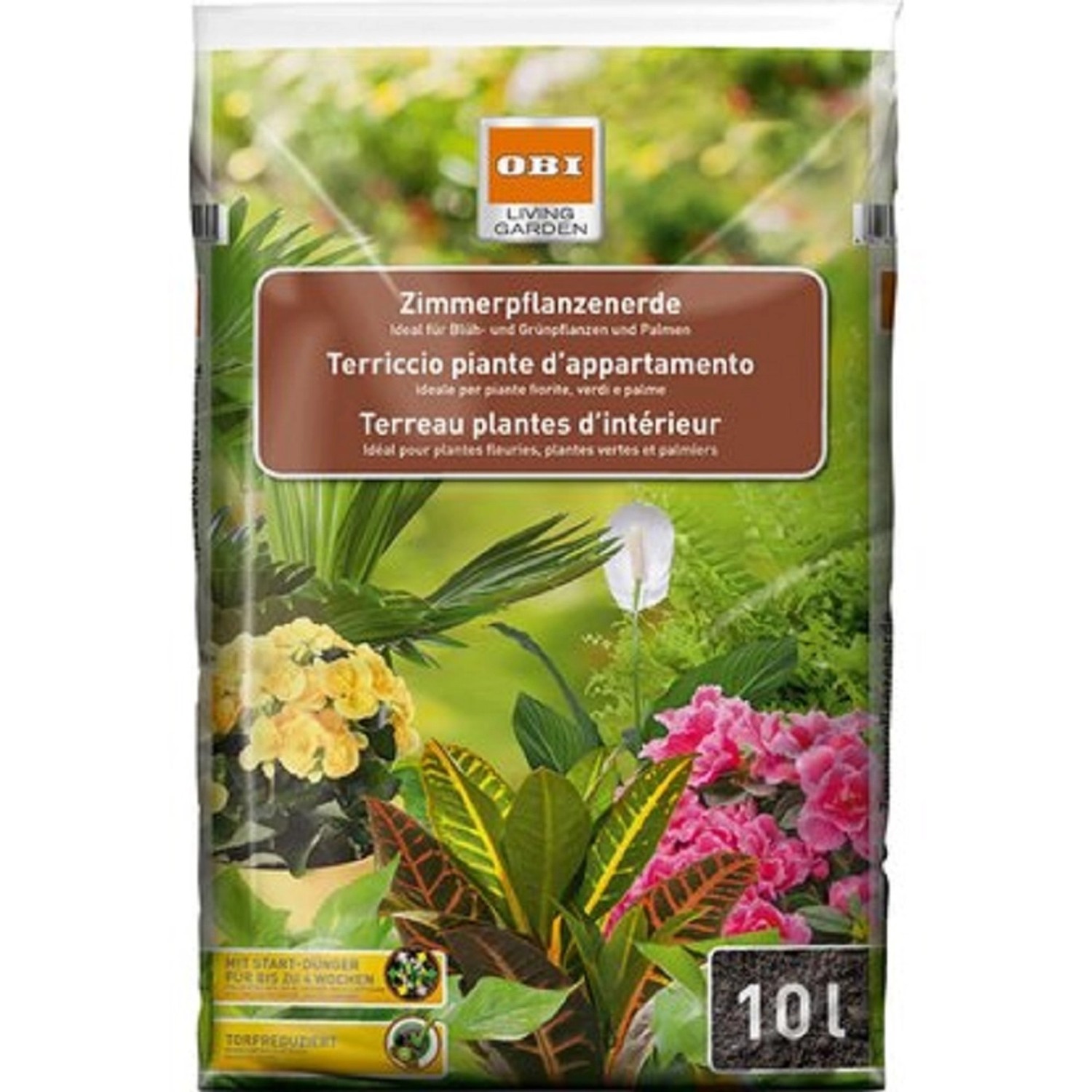 OBI Living Garden Substrát pro pokojové rostliny 10 l