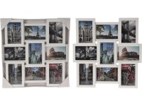 Koopman Závěsný fotorámeček Paris bílý 45,5 x 45,5 x 2,5 cm