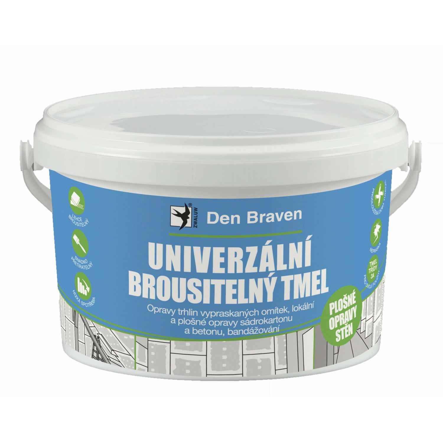 Den Braven Univerzální brousitelný tmel 1,5 kg