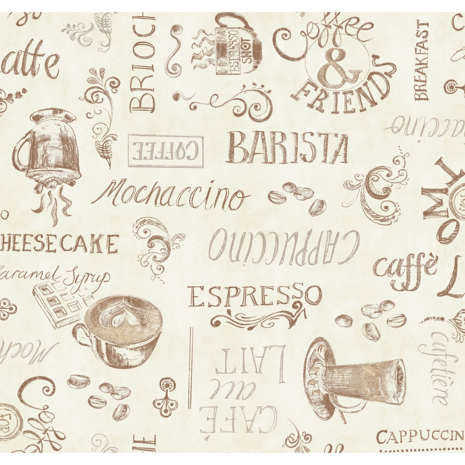 d-c-table Ubrus Manhattan Ristretto Creme 110 x 140 cm