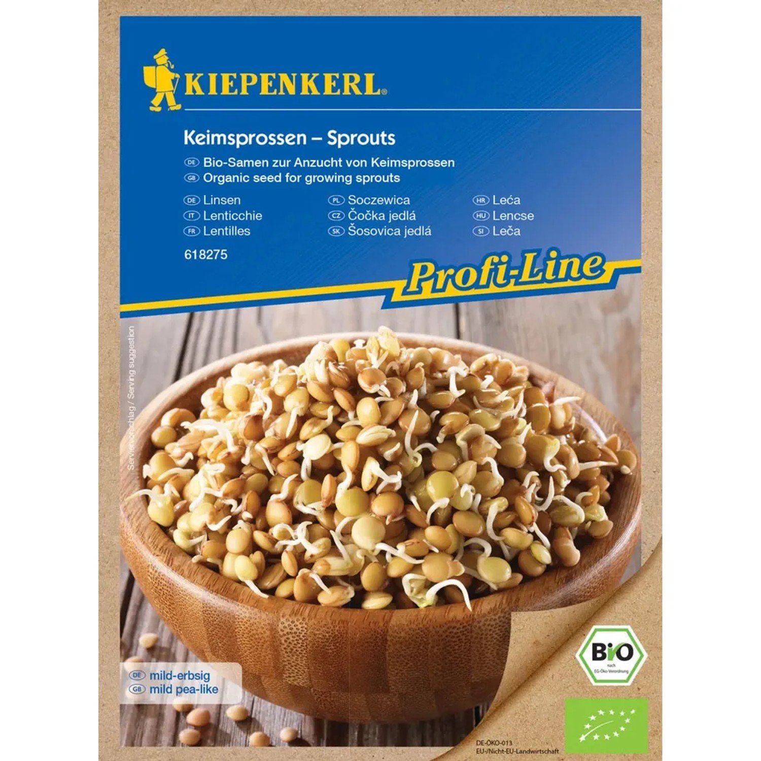 Kiepenkerl Klíčky BIO čočka jedlá 60 g