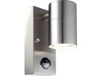 GLOBO LED venk. svítidlo STYLE stříbr.GU10, 4W 345lm 3000K, 70x150x110mm detekt.