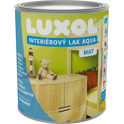 LUXOL Interiérový lak AQUA matný 0,75 l