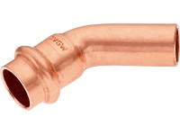 Lisovací oblouk typ IA měděný 45°, pr. 15 mm x 15 mm, 1 ks Lisovací oblouk typ IA měděný 45°, pr. 15 mm x 15 mm, 1 ks