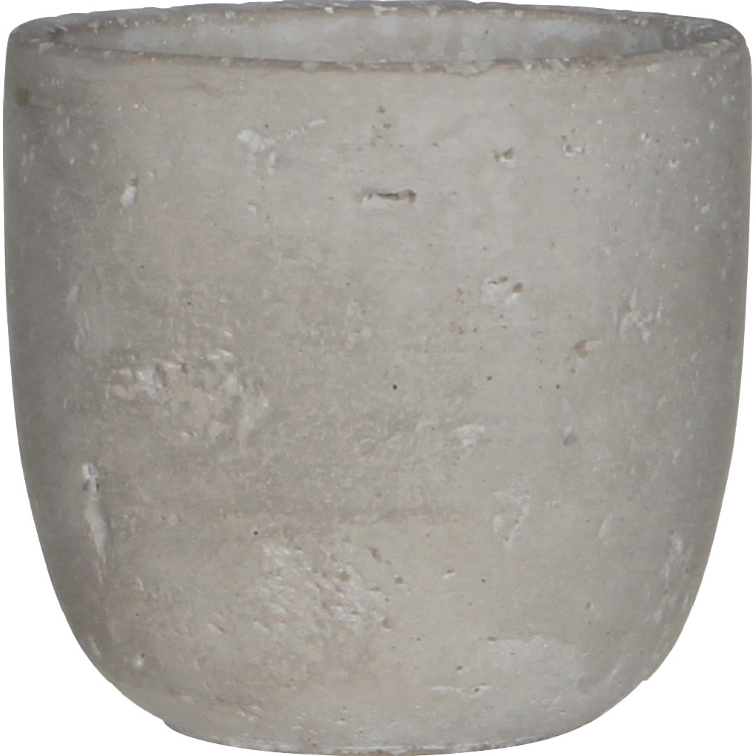 Mica Decorations Květináč Jimmy světle šedý, pr. 11,5 x 11 cm