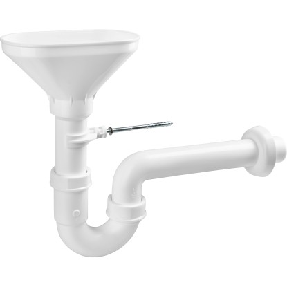 Sifon 1 1/2" x 40 mm s trychtýřem na prosakování