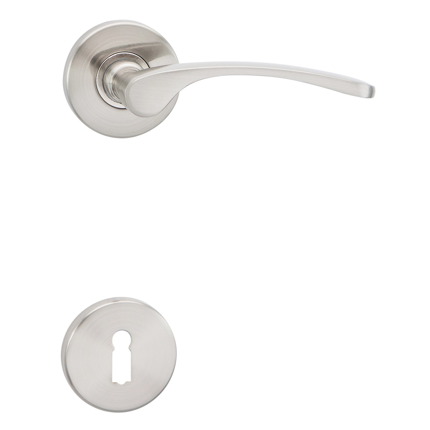 Cobra Rozetové dveřní kování LAURA-R PZ, nikl matný