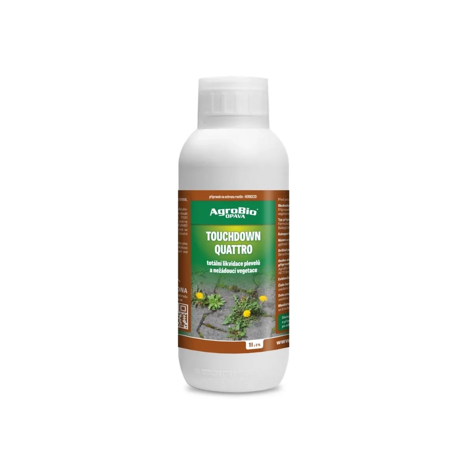 AgroBio Opava Herbicid na plevel TOUCHDOWN QUATTRO 1000 ml