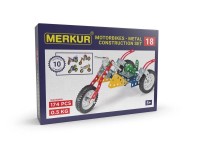 Merkur Dětská kovová stavebnice 018 Motocykly, 174 dílků