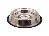 Dog Fantasy Goods Nerezová miska s gumou, pr. 29 x 5,8 cm, 1,6 l