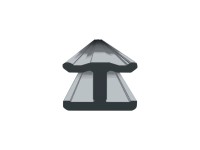 TeraGlass Spojovací plastový profil RAL 7016 antracitově šedý 22 x 1000 mm, 2 ks