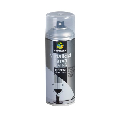 PRIMALEX Metalická barva ve spreji stříbrná 400 ml