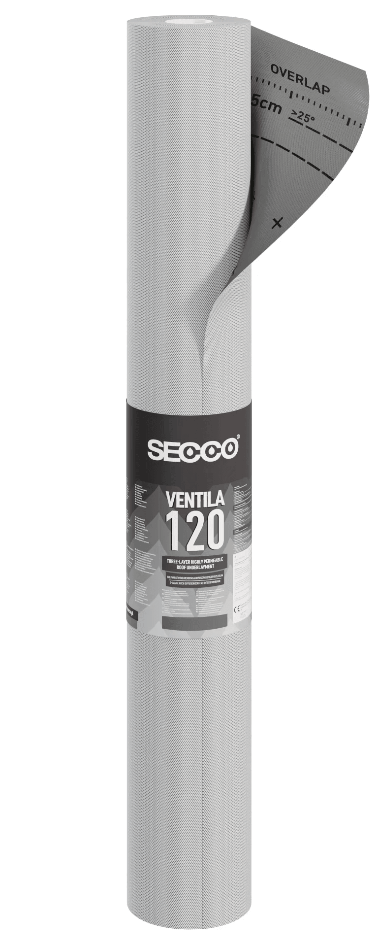 SECCO Vysoce Paropropustn St e n F lie Ventila 120 G m2 25 X 1 5 M secco-vysoce-paropropustn-st-e-n-f-lie-ventila-120-g-m2-25-x-1-5-m