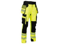 NINE WORTHS Pracovní kalhoty HI-VIS ROCKET fluorescenční žlutá, vel. 56