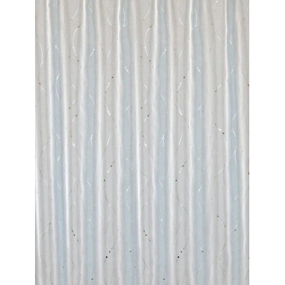 Bennetti Závěs s poutky, bílý 245 x 140 cm