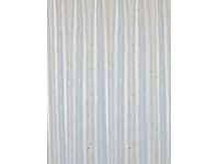 Bennetti Závěs s poutky, bílý 245 x 140 cm