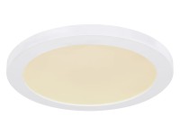 GLOBO LED svítidlo LASSE bílá 24W 2200lm 3000/4000/6500K pr. 298 x 18 mm