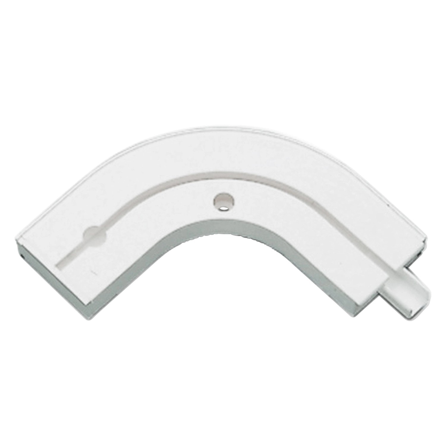 Gardinia Oblouk jednodrážkový GE1 s koncovkami bílý 13,5 cm x 13,5 cm