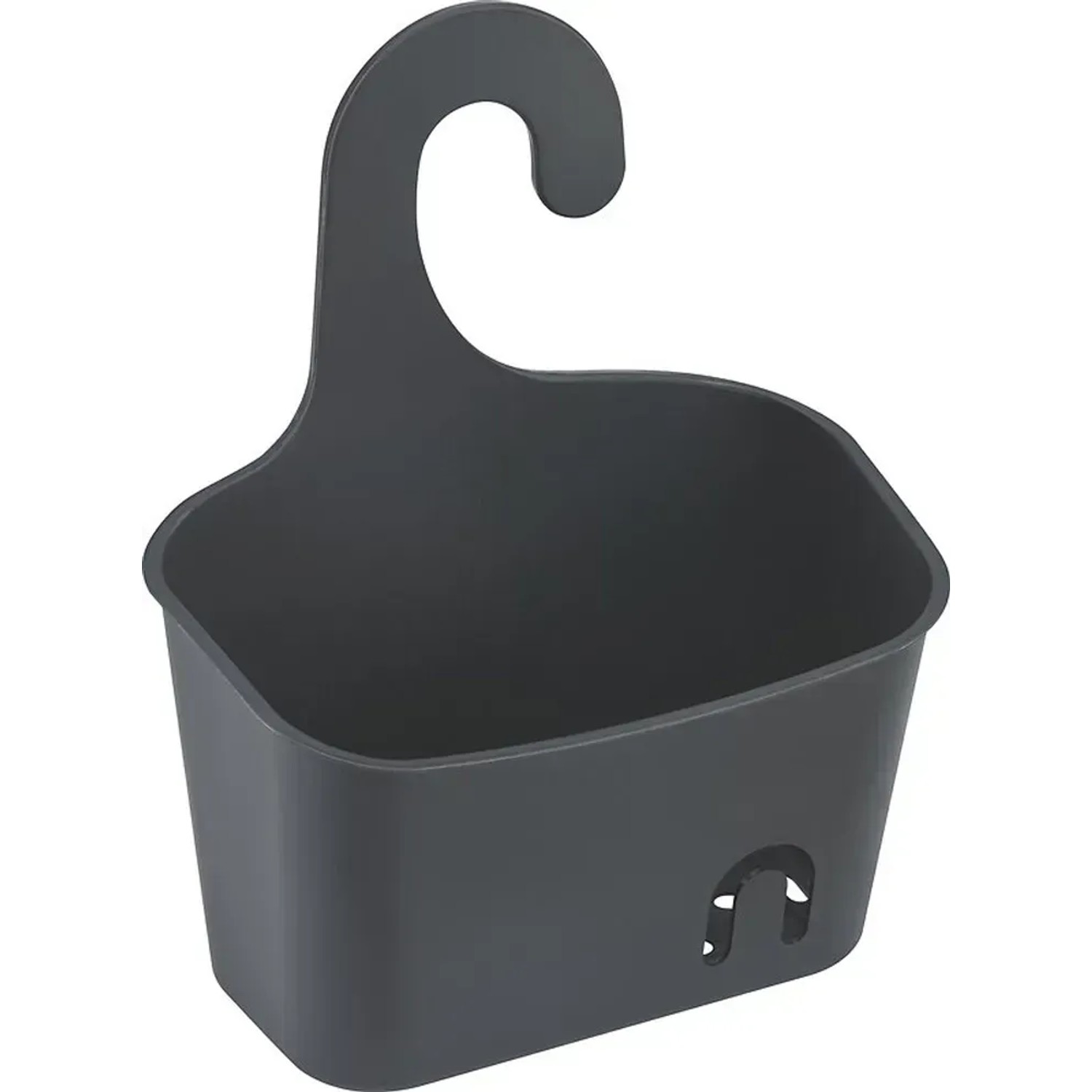 Závěsný košík černý 20 x 9 x 25 cm