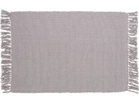 OBI Bavlněný koberec Uni stříbrošedý 50 x 80 cm