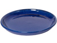 Mega Collections Miska pod květináč Glazed Saucer modrá pr. 29 cm