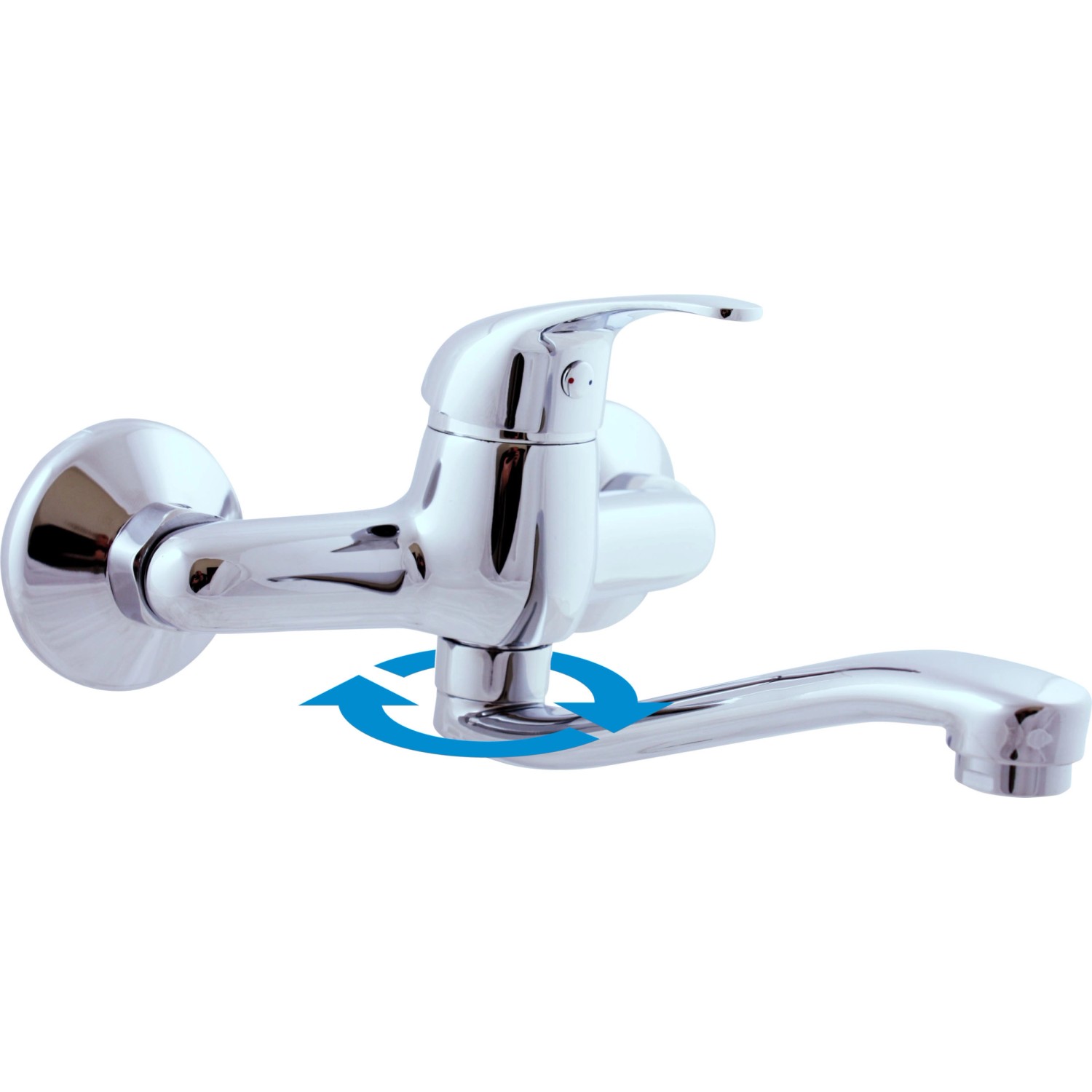 RAV SLEZÁK Sázava dřezová baterie s otočným ramínkem 100 mm chrom sa501.0/26 SA501.026