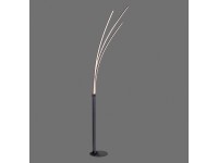 Just Light. Stojací LED lampa Maja, 18W, 2200lm, 3000K, černá, 80 x 58 x 215 cm Just Light. Stojací LED lampa Maja, 18W, 2200lm, 3000K, černá, 80 x 58 x 215 cm