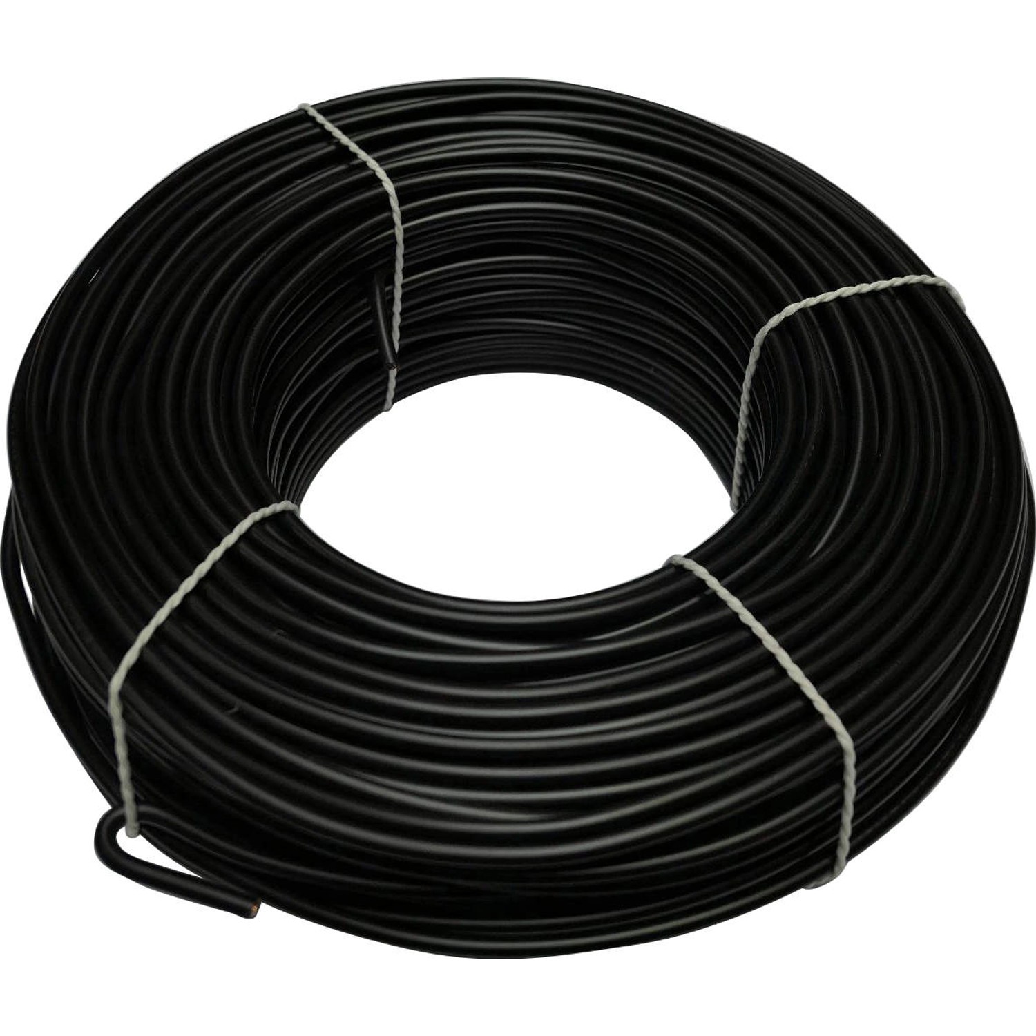 Silový vodič H07V-U 6, černá - metráž