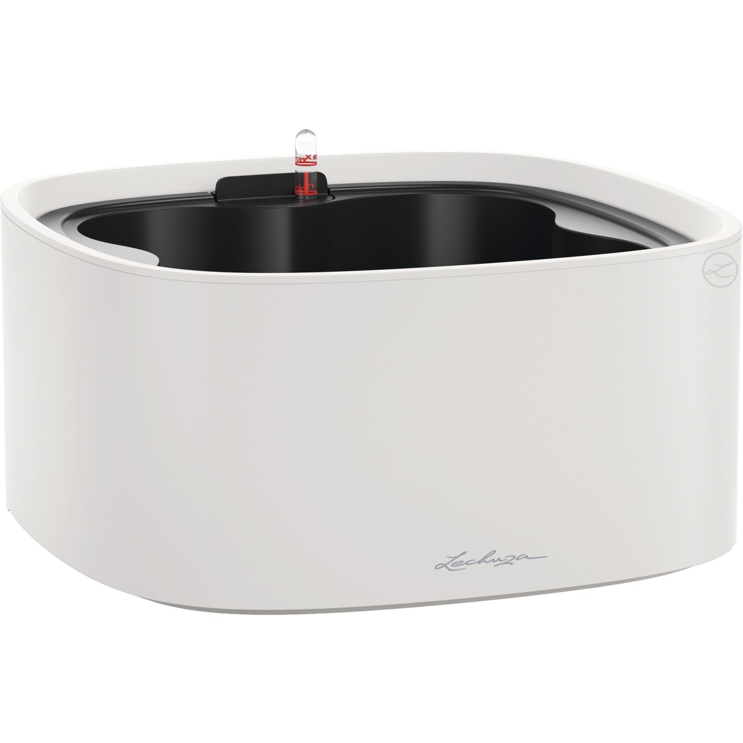 Lechuza Květináč Pila Color Stick System, světle šedá, 35 x 35 x 17 cm