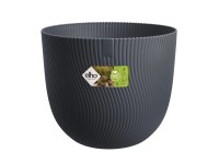 Elho Květináč Sereh Round černý pr. 30 x 25 cm