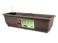 NOHEL GARDEN Truhlík samozavlažovací Torenie, hnědošedý, 60 cm