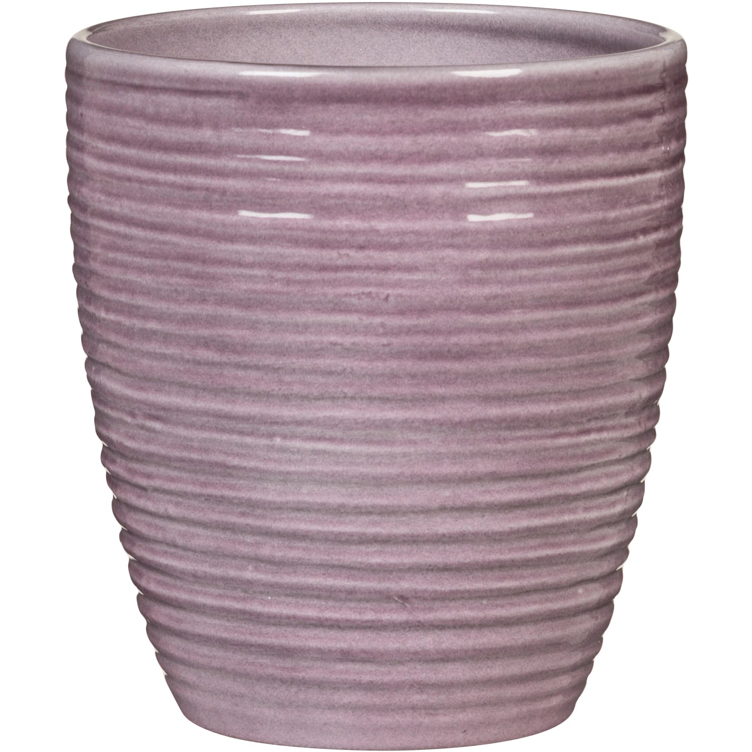 Scheurich Obal na květináč na orchideje Glass Malva, pr. 12,3 x 14 cm