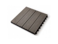 COVERNIT Terasová dlažba WPC Technodeck, světlé šedá, 300 x 300 mm