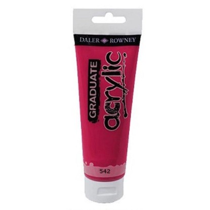 Daler Rowney Akrylová barva GRADUATE crimson, 120 ml