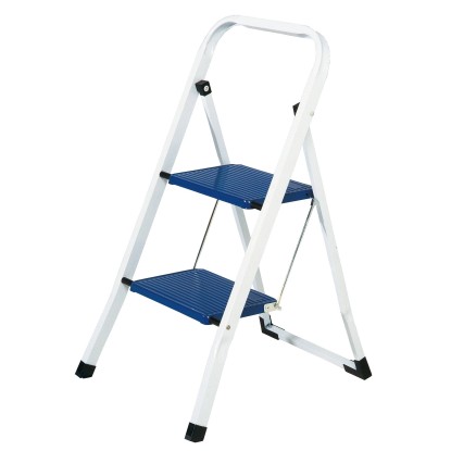 VOG Ocelové skládací schůdky Stabil 2 stupně, 47 x 54,5 x 82 cm