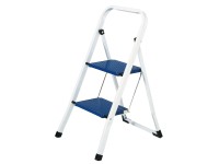 VOG Ocelové skládací schůdky Stabil 2 stupně, 47 x 54,5 x 82 cm