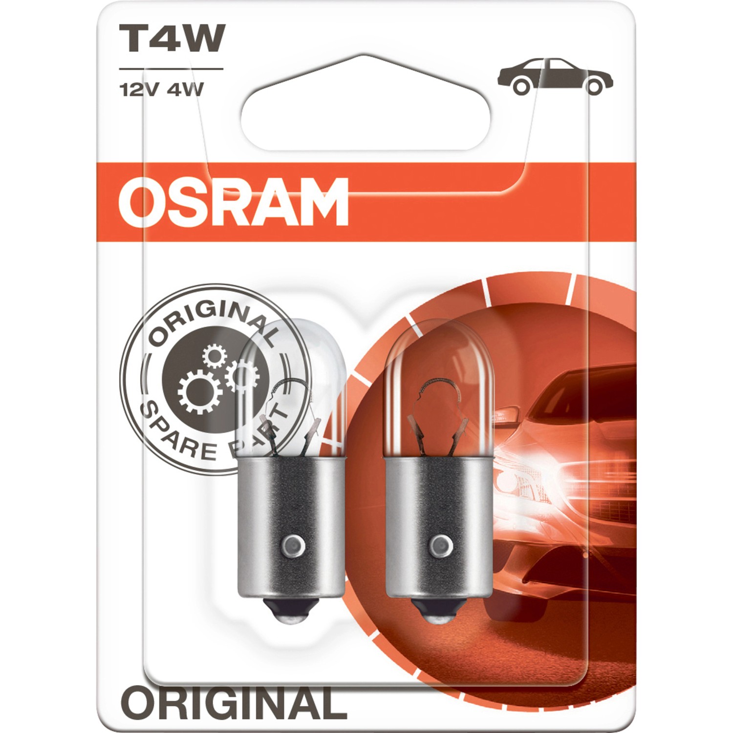 OSRAM Žárovka pomocná T4W 12V 3893-02B