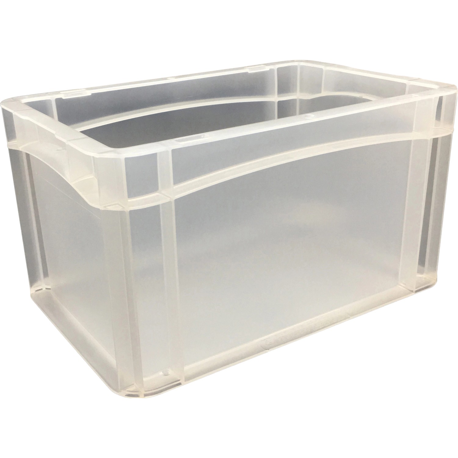Surplus Systems Eurobox s plnou stěnou, transparentní, 7,2 l, 300 x 200 x 170 mm